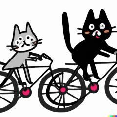 Today at kitty cycling proficiency class, there were more pupils than anticipated.