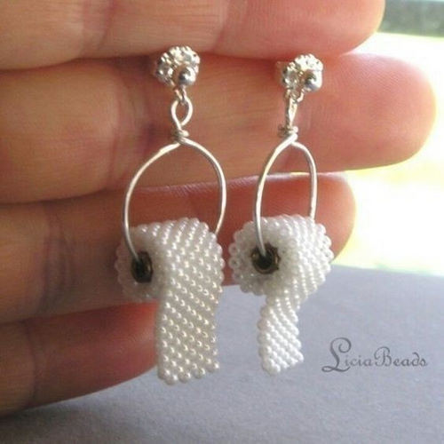 A Charmin pair of earrings.