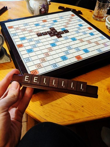 Sally began to regret buying the special Yorkshire Edition Scrabble.