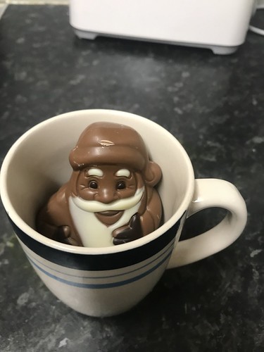 “We need new mugs, there’s a little nick in this one.” 