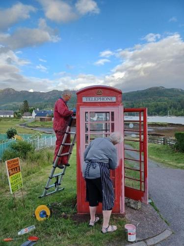 Dave regretted calling the stripper ad in the phone box 