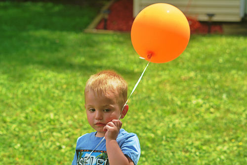 It seems cruel now, but back in the olden days, gingers were made to carry orange balloons, so that bullies could spot them from a distance.